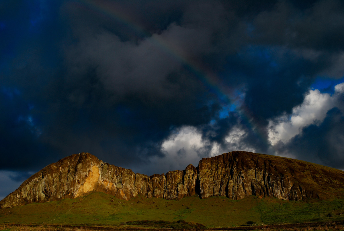 Volcan Rano Raraku - Rapa Nui