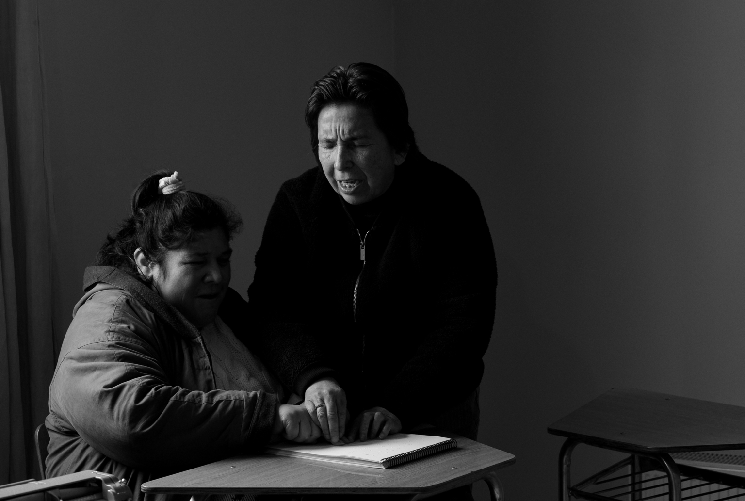 Clases de Braille - Colegio Santa Lucía