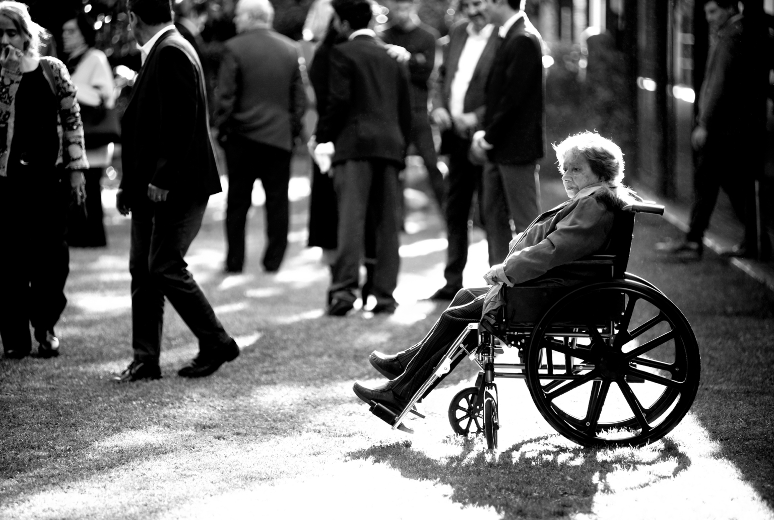 Mujer en silla de ruedas - Chile
